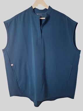 FIGS Sleeveless Deep Teal Blue